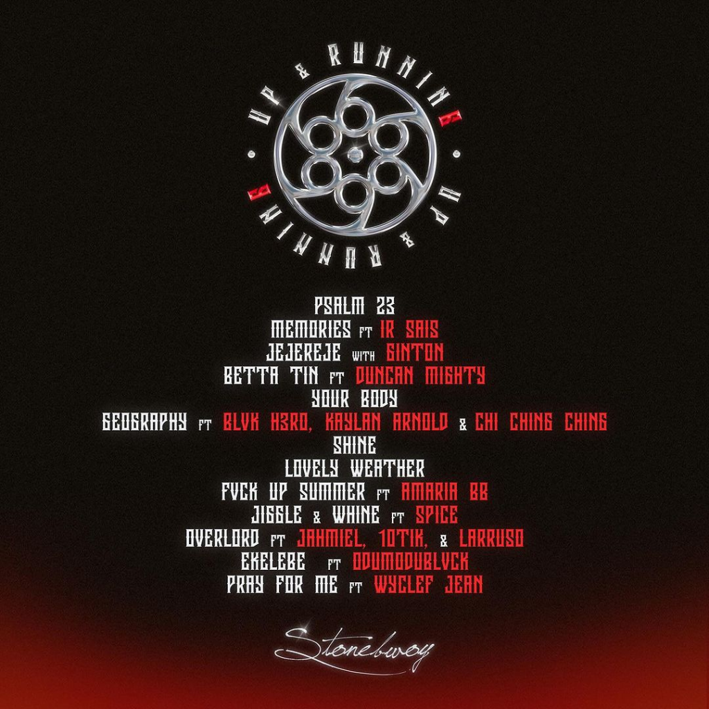 Stonebwoy Releases 6th Studio Album "Up And Running."