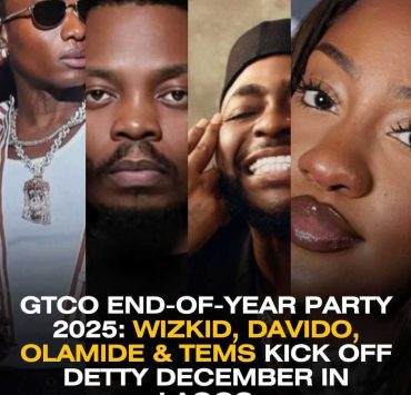 GTCO End-of-Year Party 2025: Wizkid, Davido, Olamide & Tems Kick Off Detty December in Lagos