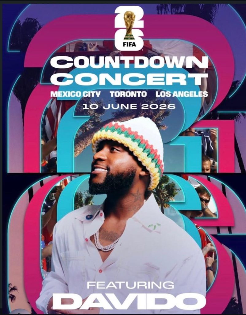 Davido to perform at the 2026 FIFA World Cup Concert

