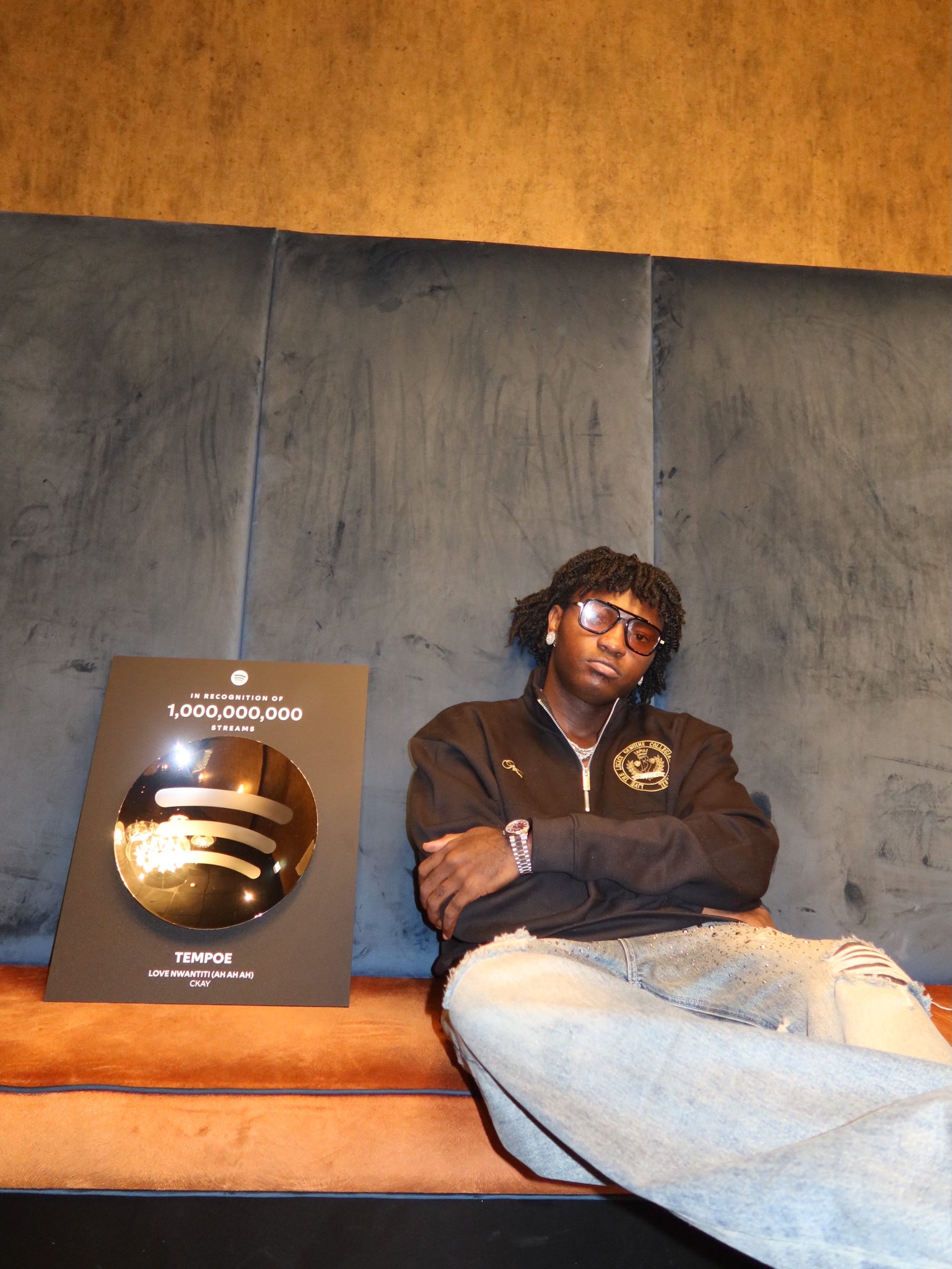 Tempoe Receives Spotify’s 1 Billion Streams Plaque for CKay’s “Love Nwantiti (Ah Ah Ah)”
